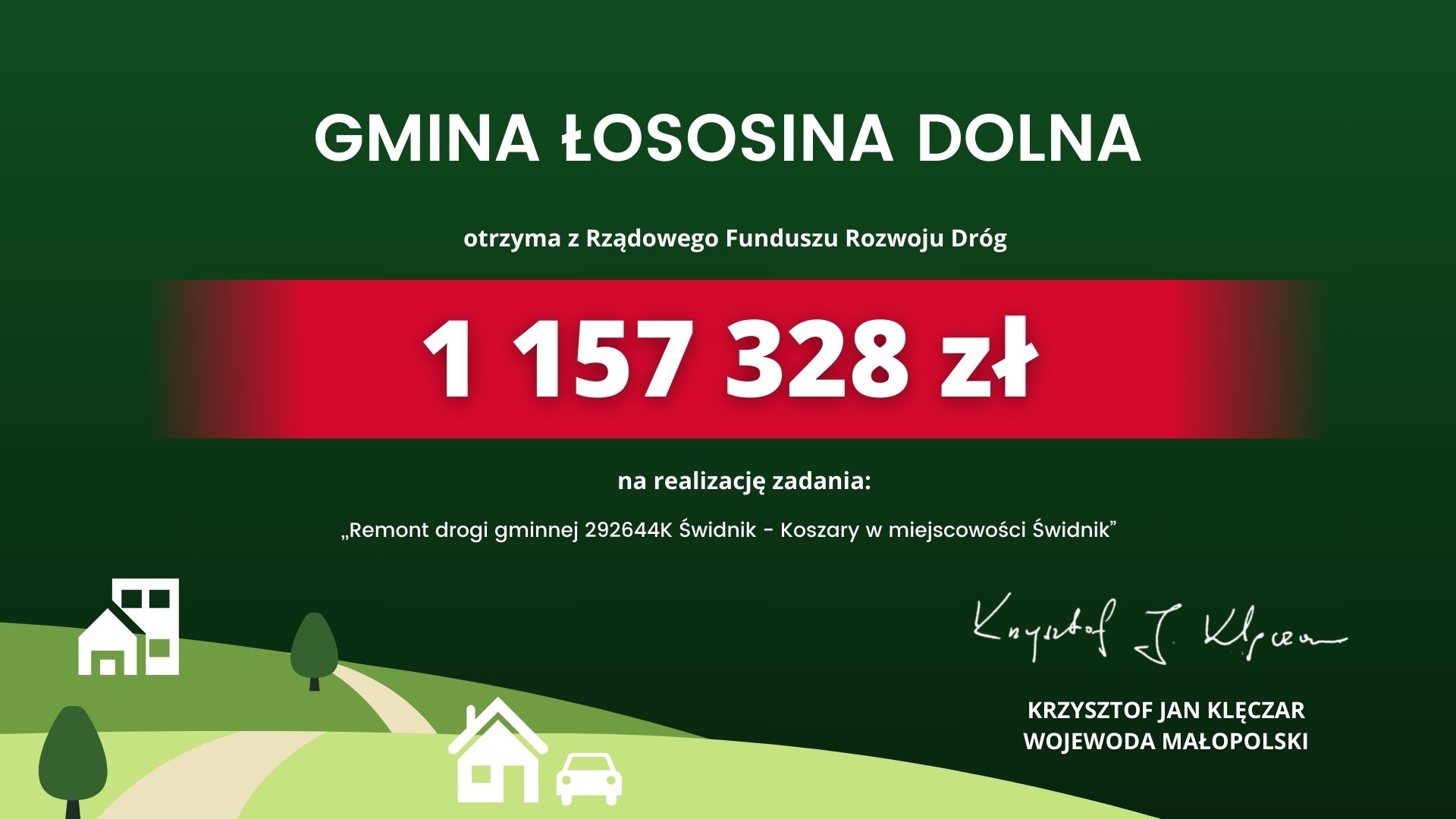 Z nadejściem wiosny ruszamy z kolejną inwestycją drogową - Aktualności